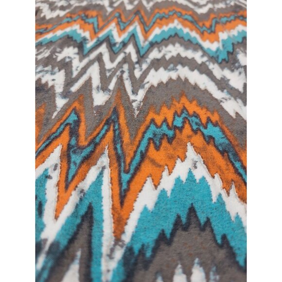 Seven7 For All Mankind Womens Chevron Cotton Maxi Skirt Size Medium - Picture 2 of 7